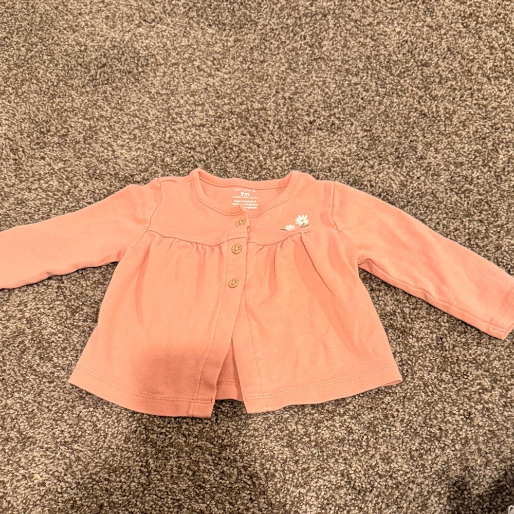 Carter's Pink Button Down Kids Shirt